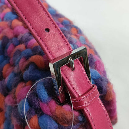 Fendi Mamma Bucket Knit Wool Multicolor Sweater — view 7