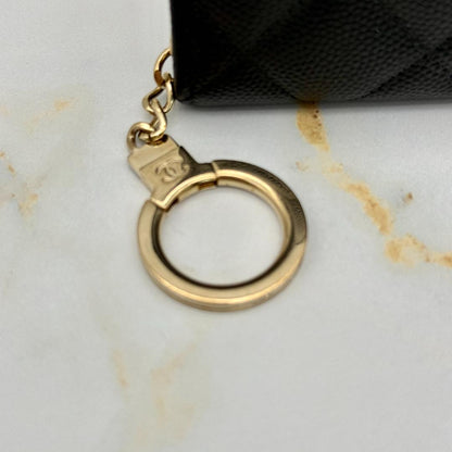 Chanel Caviar Leather Che Card Case — view 5