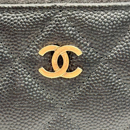 Chanel Caviar Leather Che Card Case — view 6