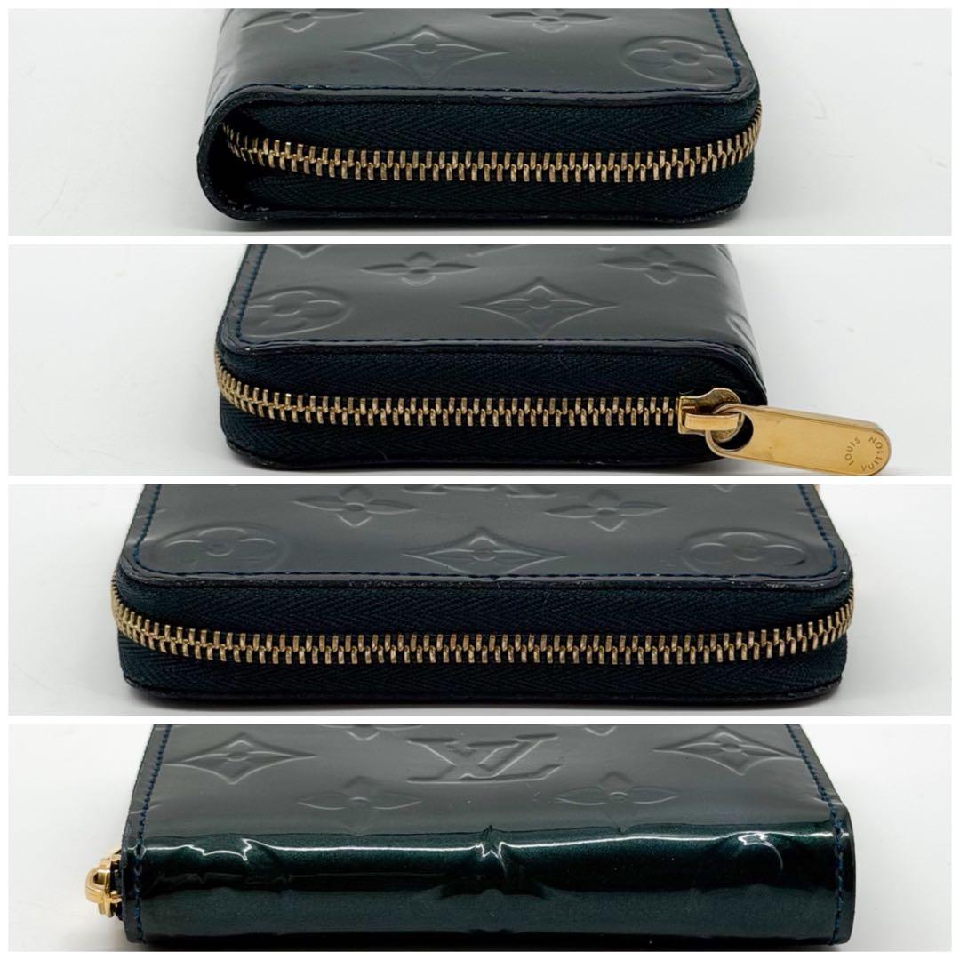 Louis Vuitton Zippy Coin Purse Vernis Green Monogram — view 4