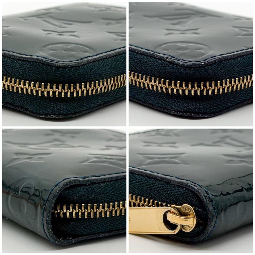 Louis Vuitton Zippy Coin Purse Vernis Green Monogram — view 5