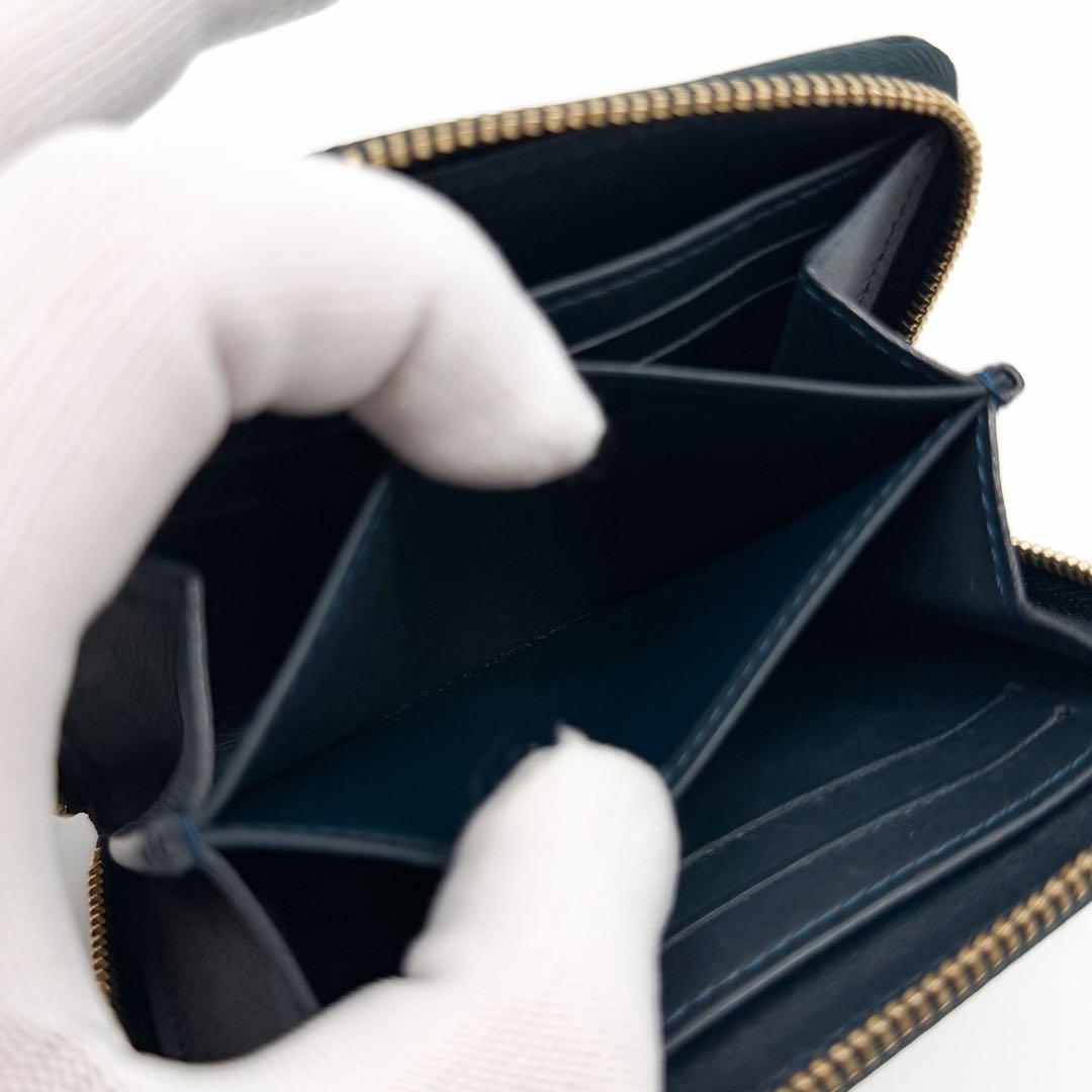 Louis Vuitton Zippy Coin Purse Vernis Green Monogram — view 8