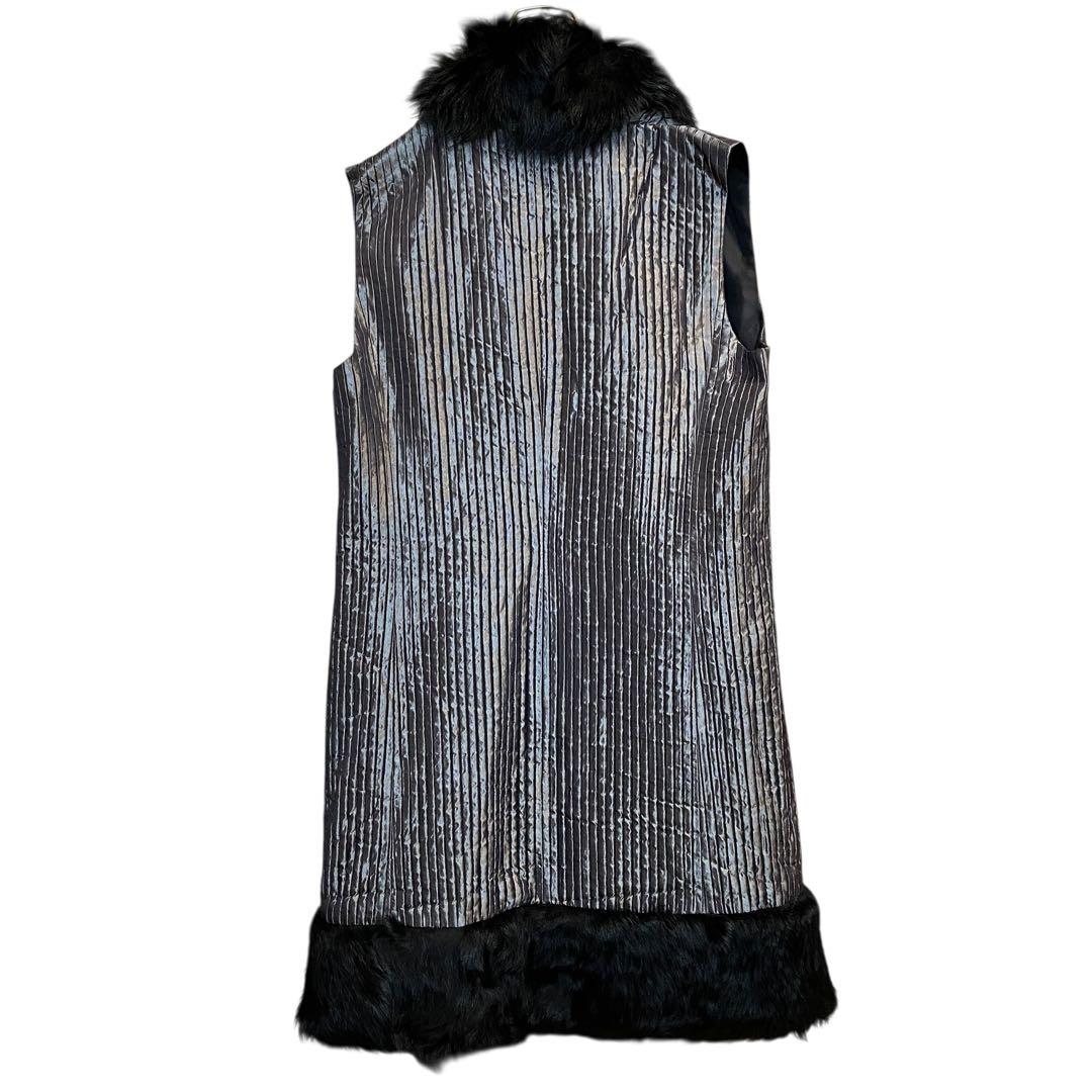 Loewe Fur Layered Coat Vest