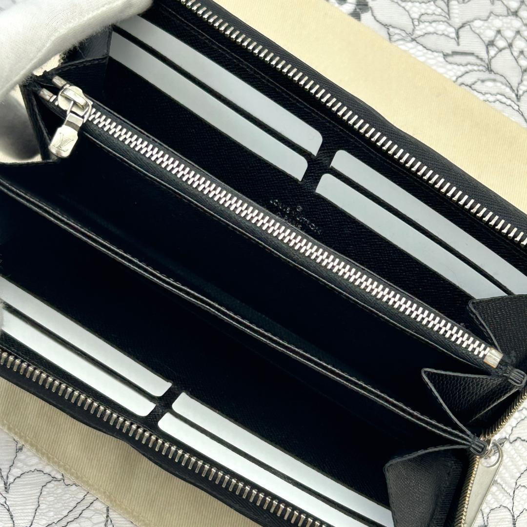 Louis Vuitton Epi Zippy Wallet Noir — view 6