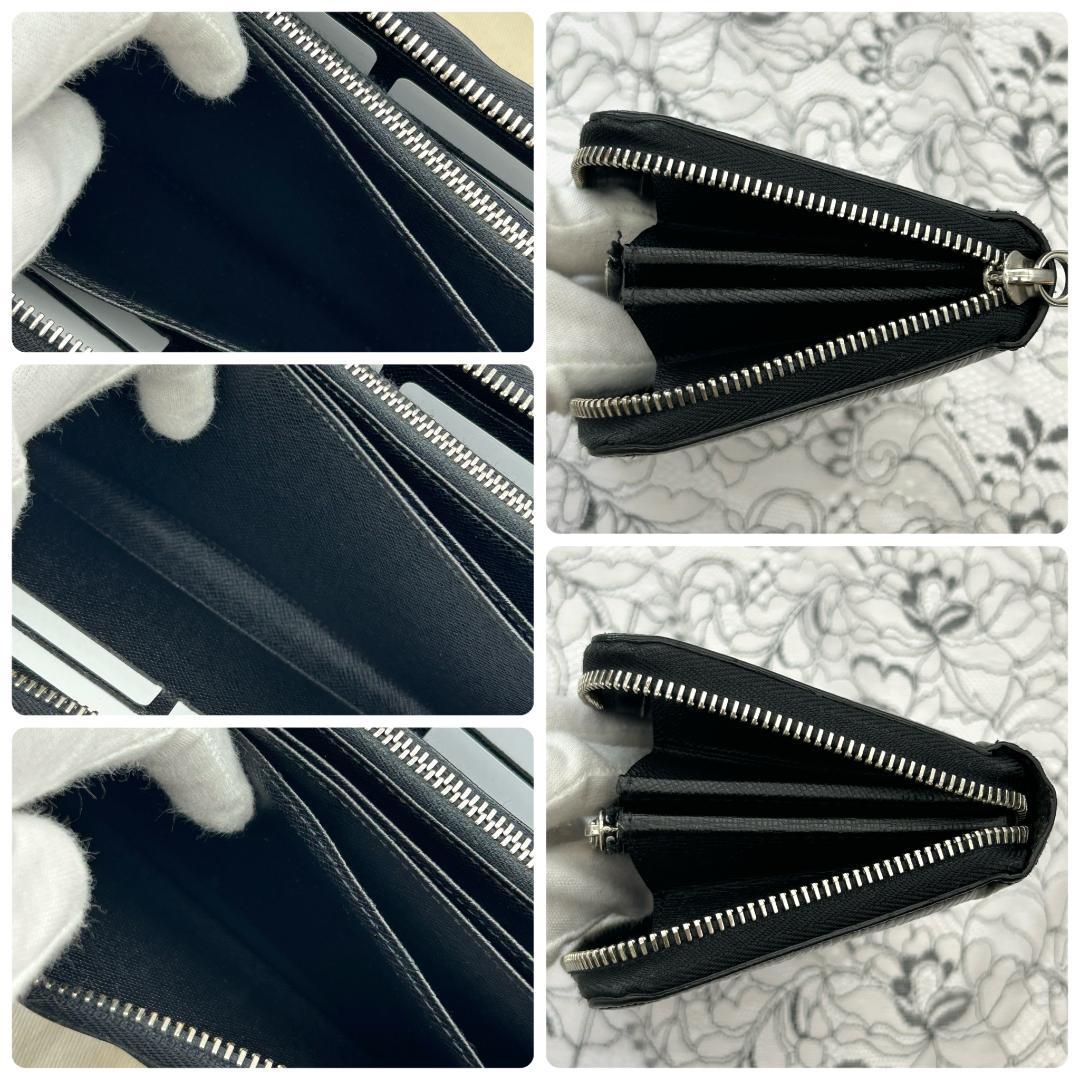 Louis Vuitton Epi Zippy Wallet Noir — view 8
