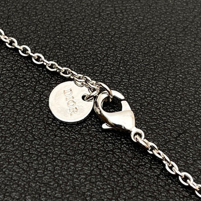 Dior Clair de Lune CD Logo Rhinestone Necklace — view 8
