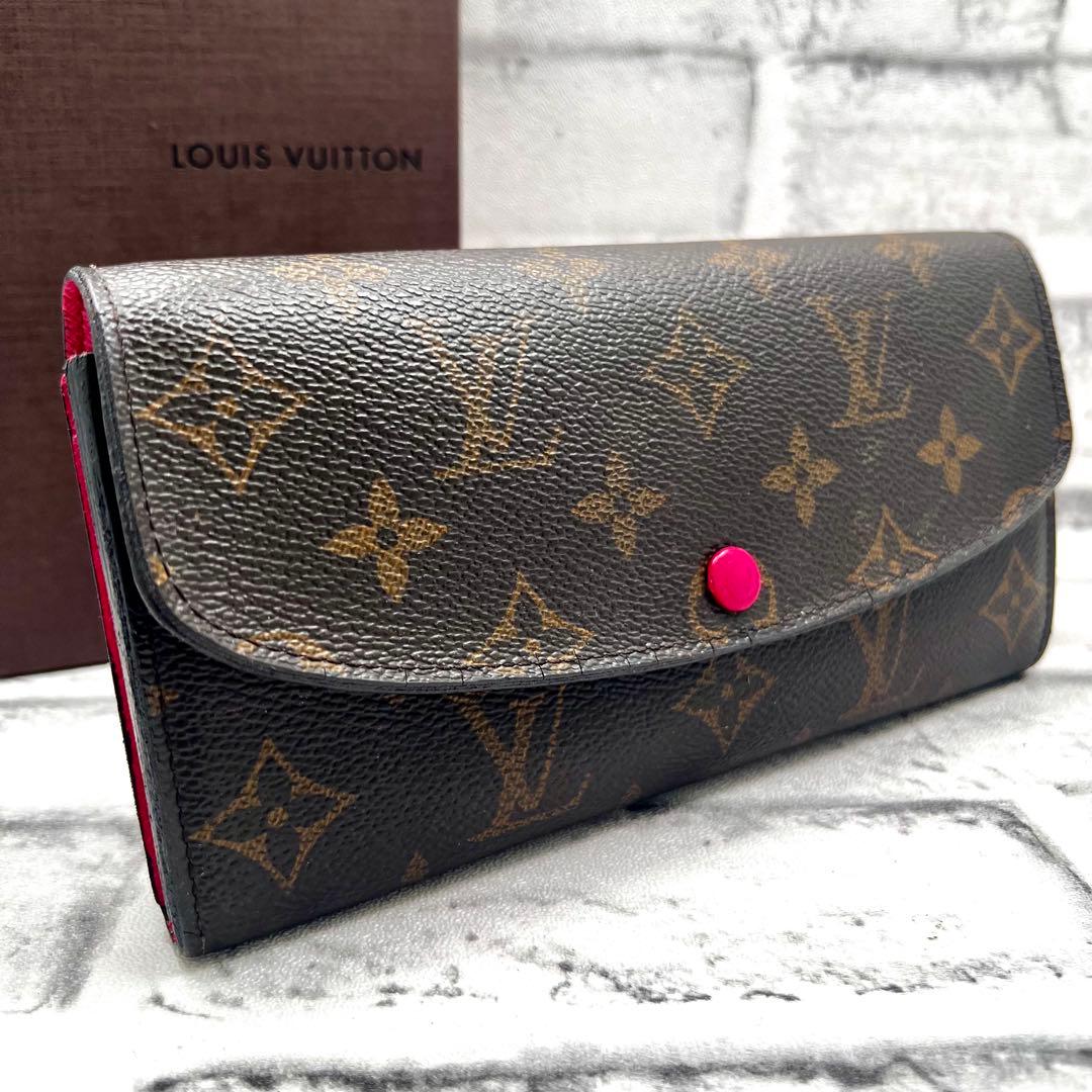 Louis Vuitton Monogram Portefeuille Emily Pink Wallet