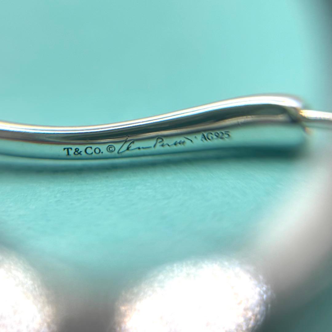 Tiffany & Co Earrings Open Heart L Large 925 Sterling Silver — view 6