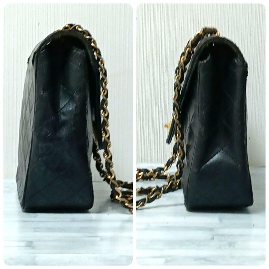 Chanel Chain Shoulder Quilted Lambskin Single Flap Black — view 3