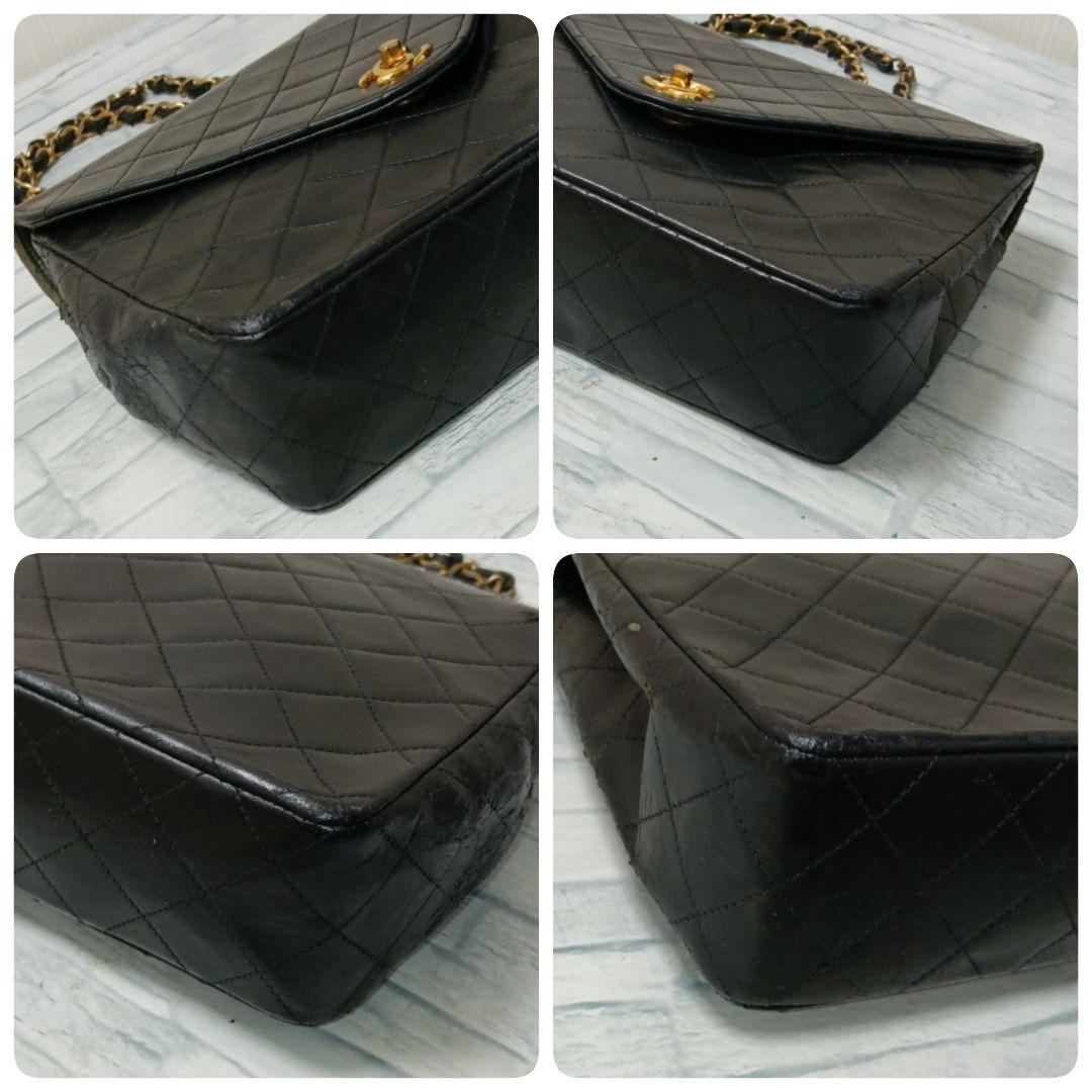 Chanel Chain Shoulder Quilted Lambskin Single Flap Black — view 4