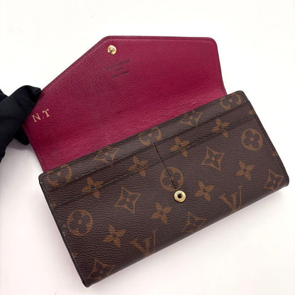 Louis Vuitton Monogram Portefeuille Sarah Pink Wallet Bifold — view 3