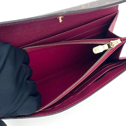 Louis Vuitton Monogram Portefeuille Sarah Pink Wallet Bifold — view 4