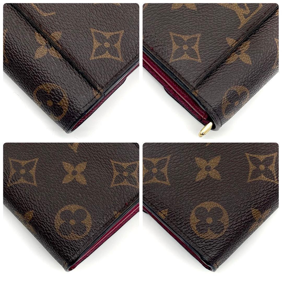 Louis Vuitton Monogram Portefeuille Sarah Pink Wallet Bifold — view 8