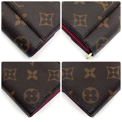 Louis Vuitton Monogram Portefeuille Sarah Pink Wallet Bifold — view 8