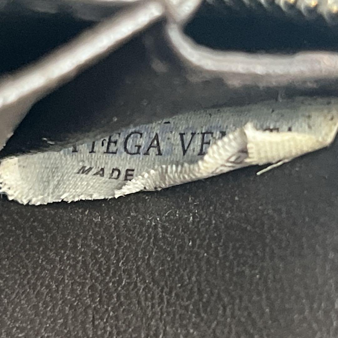 Bottega Veneta Coin Case Intrecciato Round Zip Dark Brown