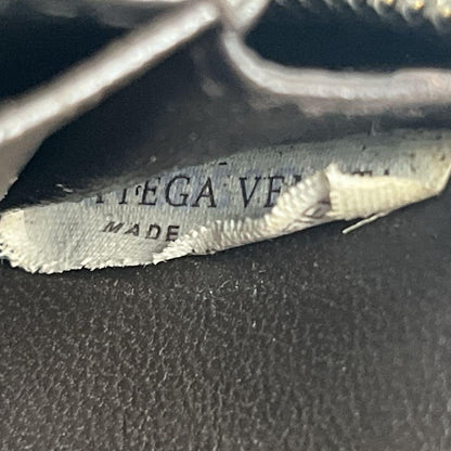 Bottega Veneta Coin Case Intrecciato Round Zip Dark Brown