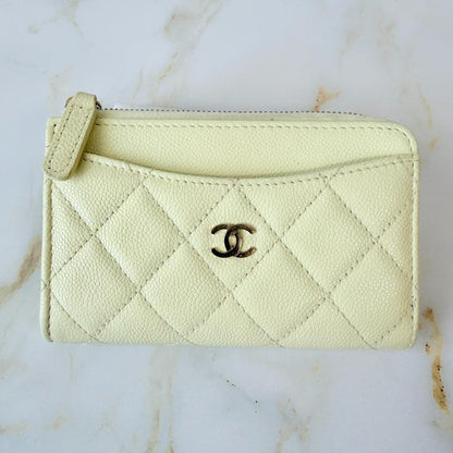 Chanel Quilted CC Logo Fragment Case Caviar Leather Jacket — view 2
