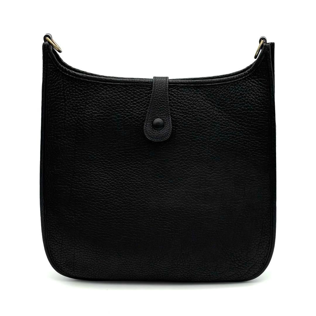 Hermes Evelyne II GM Black Taurillon Gold Shoulder — view 2