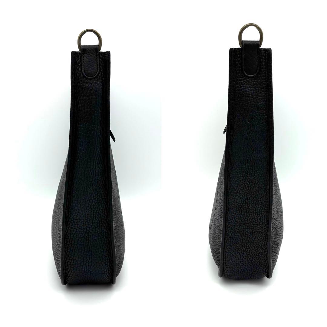 Hermes Evelyne II GM Black Taurillon Gold Shoulder — view 5