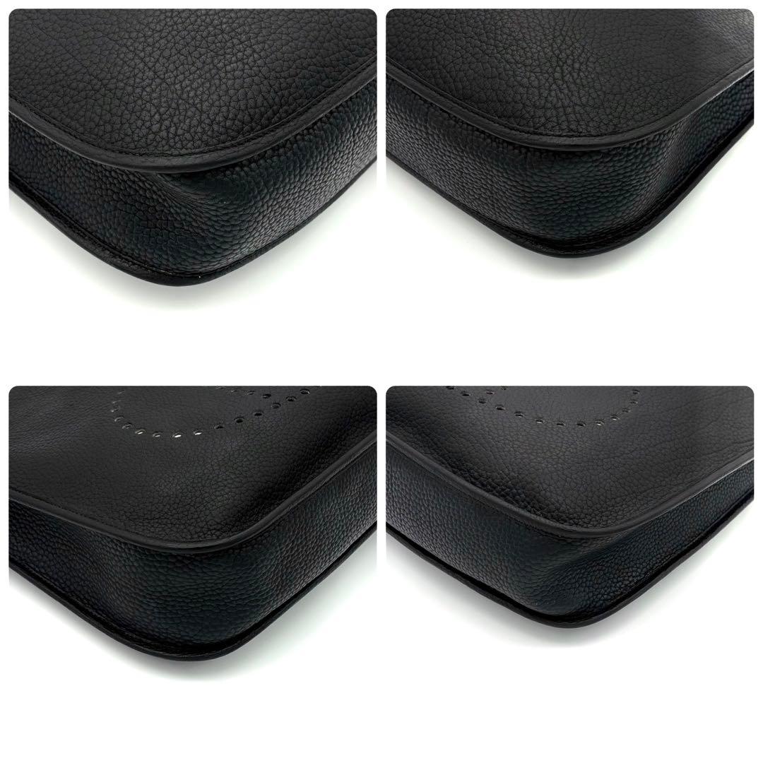 Hermes Evelyne II GM Black Taurillon Gold Shoulder — view 6