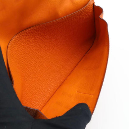 Hermes Dogon GM Orange Wallet Gold — view 5