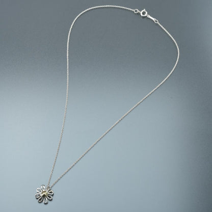 Tiffany & Co Polished Daisy Necklace 18k Silver — view 3