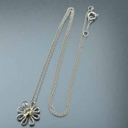 Tiffany & Co Polished Daisy Necklace 18k Silver — view 4