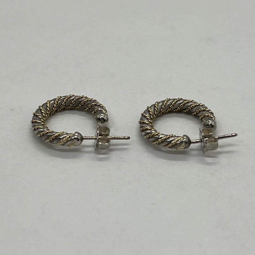 Tiffany & Co. Twist Hoop Earrings YG — view 4