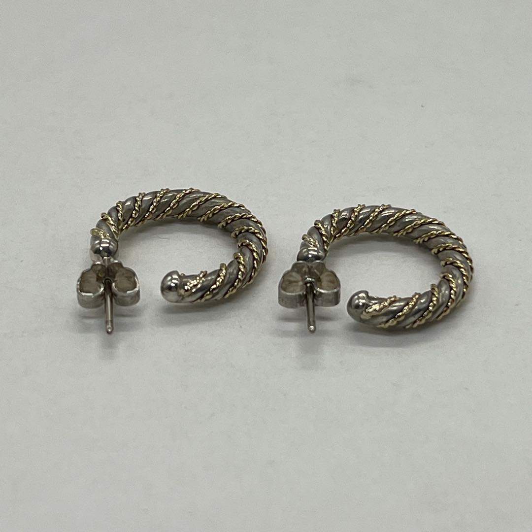 Tiffany & Co. Twist Hoop Earrings YG — view 5