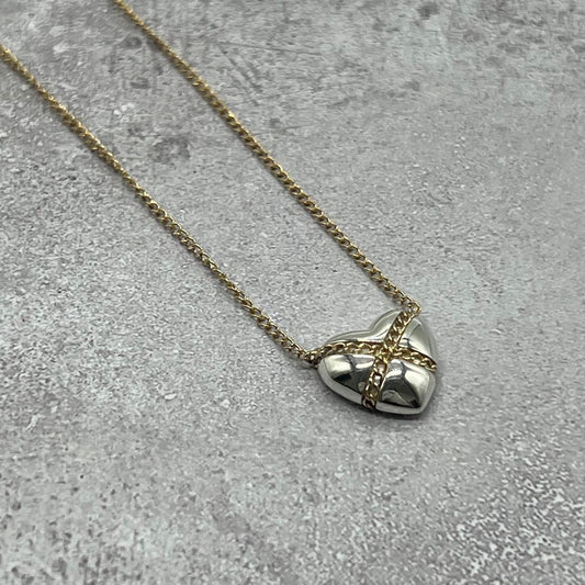 Tiffany & Co Heart Cross Necklace Combination