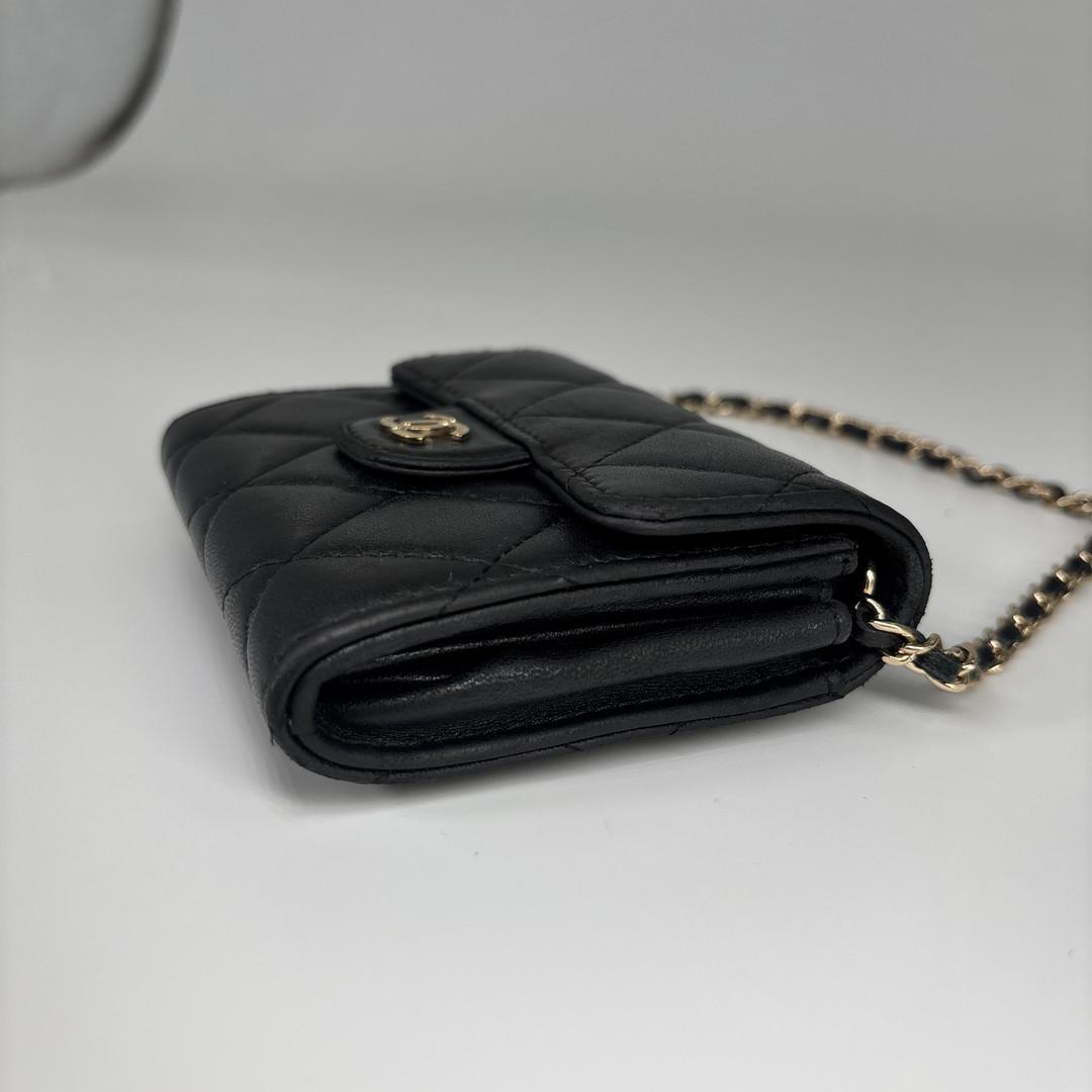 Ultra Chanel Matelasse Chain Wallet Coco Mark Shoulder Bag