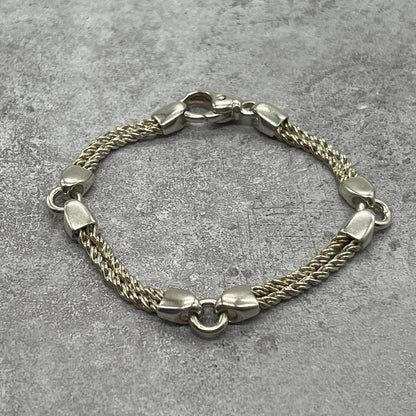 Tiffany & Co Double Rope Chain Link Bracelet