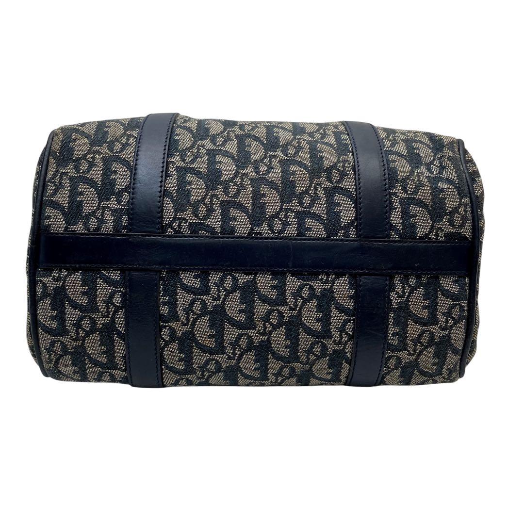 Dior Trotter Canvas Leather Mini Boston Hand Bag — view 5