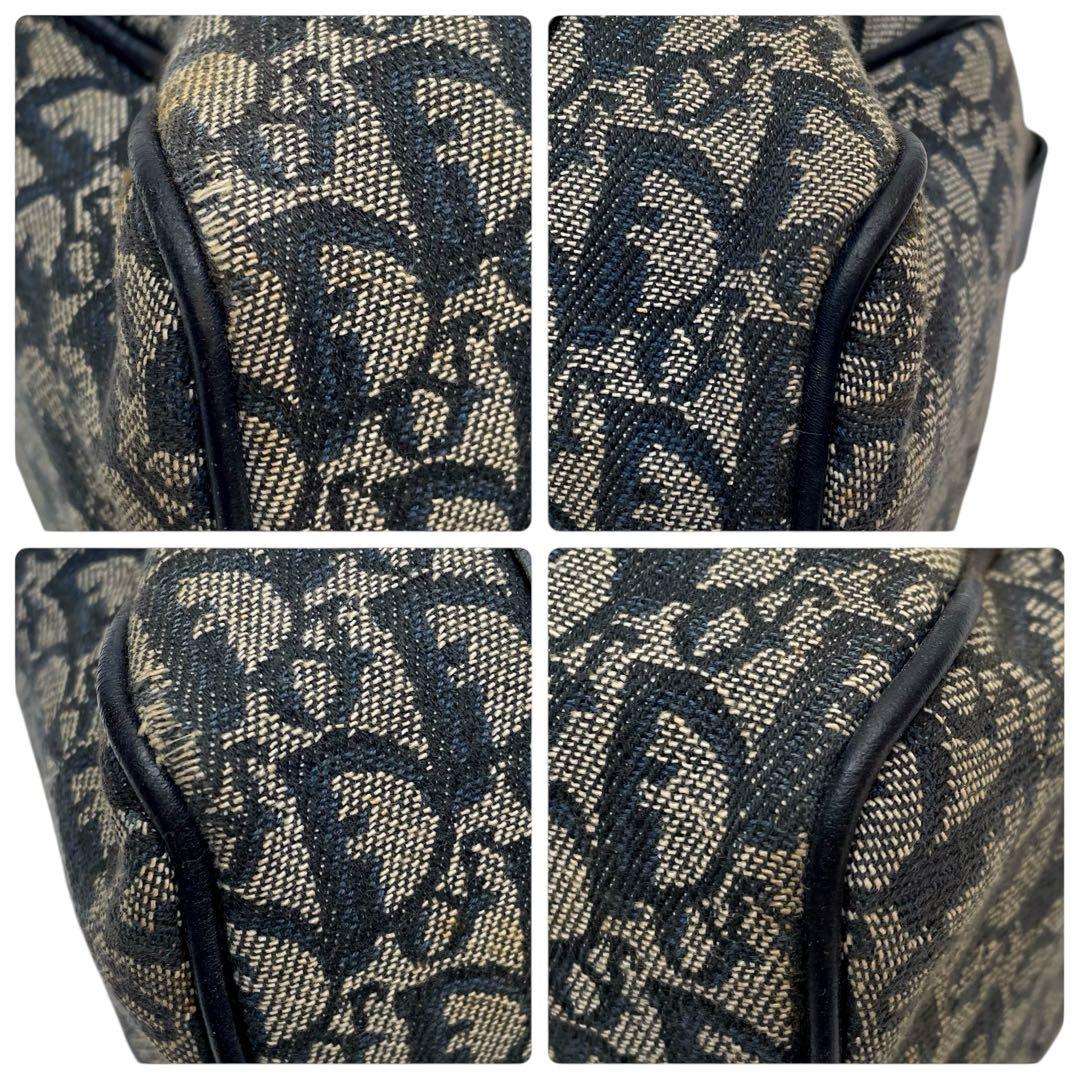 Dior Trotter Canvas Leather Mini Boston Hand Bag — view 6