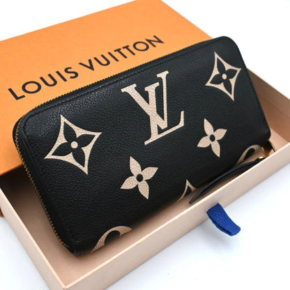 Louis Vuitton Empreinte Bicolor Zippy Wallet Black — view 2
