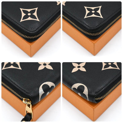 Louis Vuitton Empreinte Bicolor Zippy Wallet Black — view 8