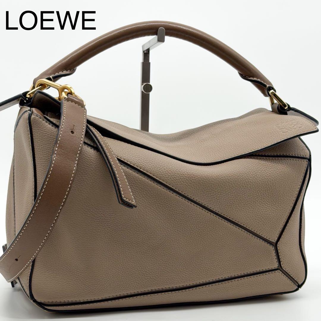 Loewe Puzzle Edge Medium Handbag Leather 2-Way