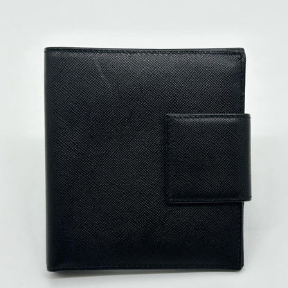Prada Saffiano Bifold Compact Billfold Card Case — view 3