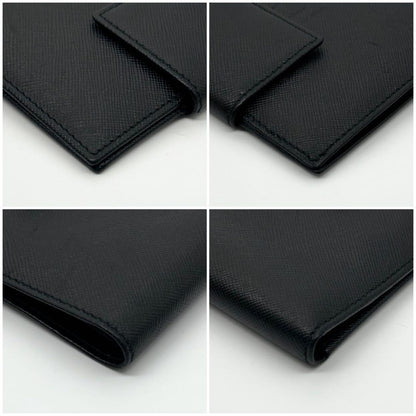 Prada Saffiano Bifold Compact Billfold Card Case — view 5