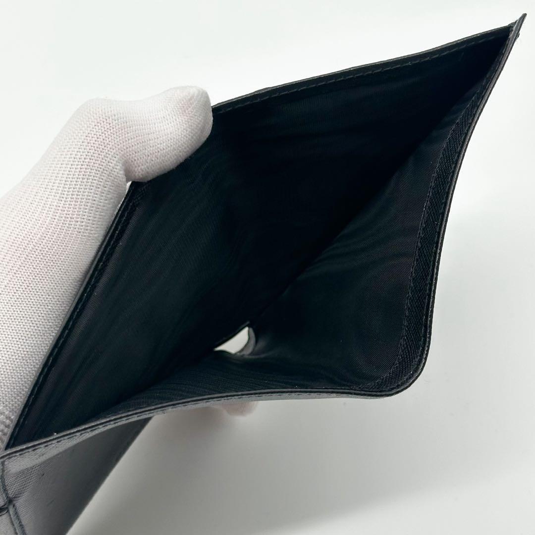 Prada Saffiano Bifold Compact Billfold Card Case — view 7