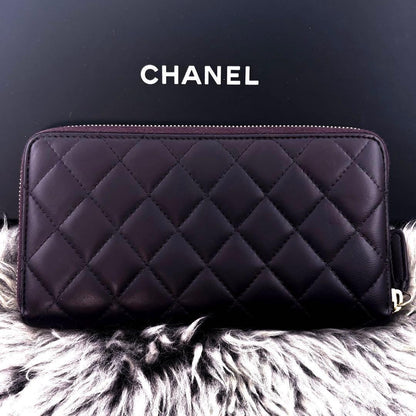 Chanel Wallet Quilted Zip Around BP — view 2