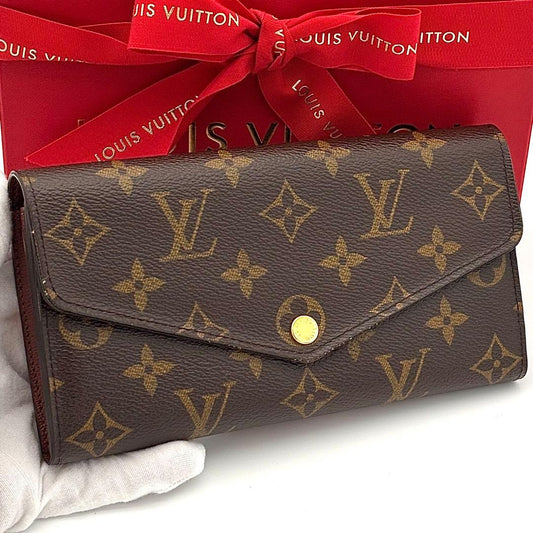 Louis Vuitton Bifold Wallet Monogram Portefeuille Sarah Brown