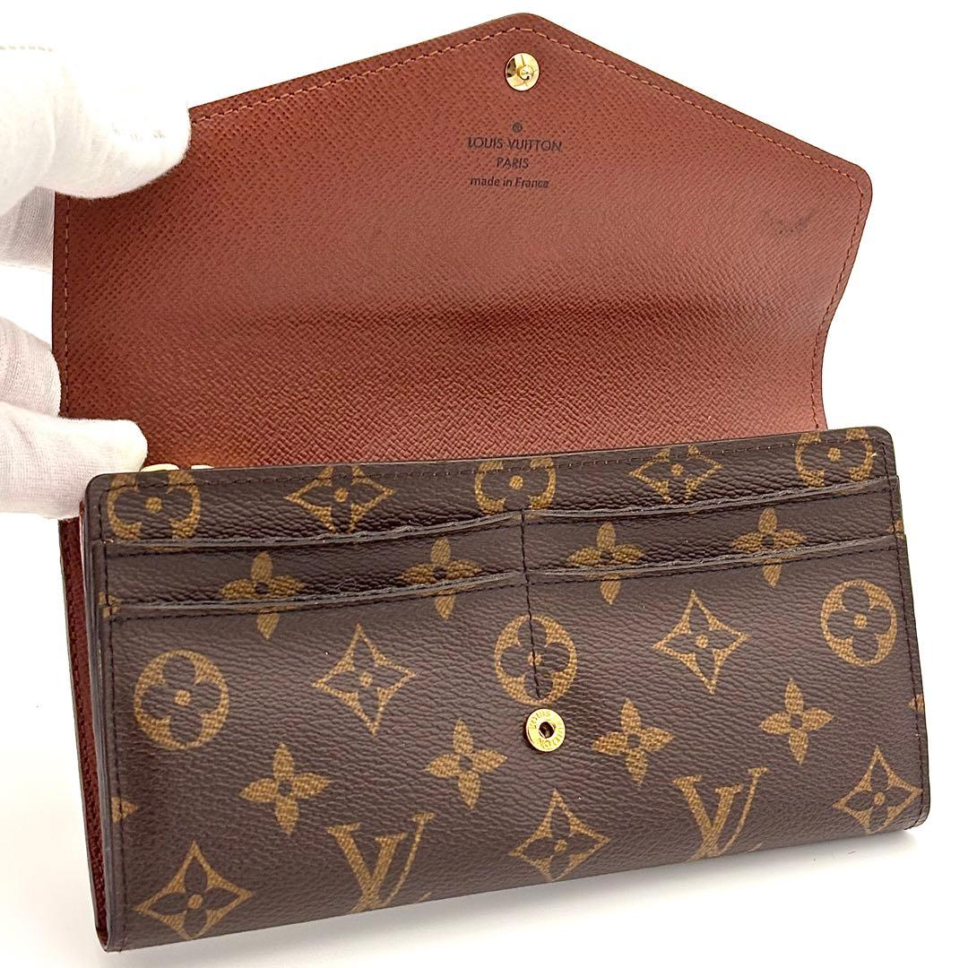 Louis Vuitton Bifold Wallet Monogram Portefeuille Sarah Brown — view 3
