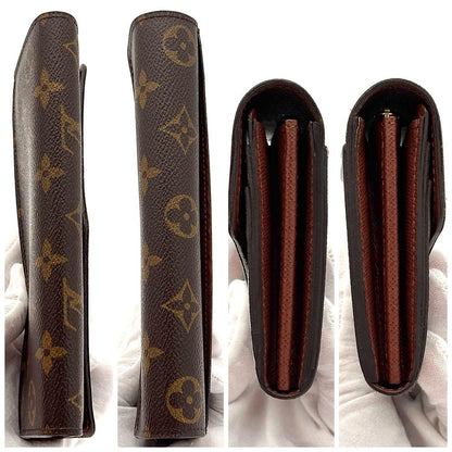 Louis Vuitton Bifold Wallet Monogram Portefeuille Sarah Brown — view 7