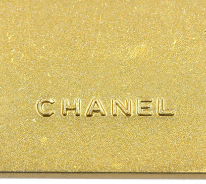 Chanel Logo Plate Square Design Brooch