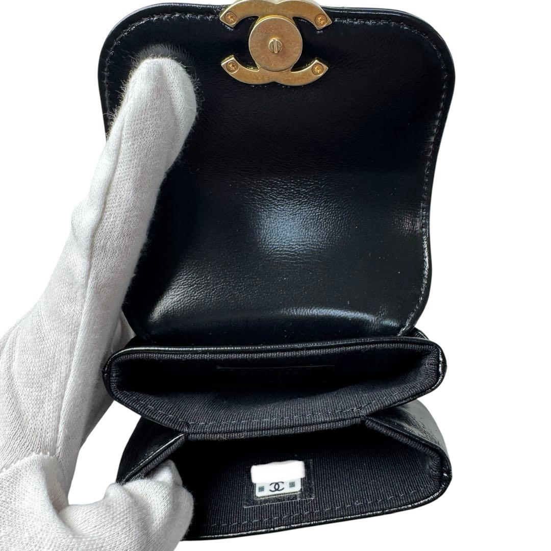 Chanel Bag Charm Quilted CC Logo Case — view 7