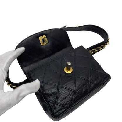 Chanel Lambskin Bicolor Quilted Waist Bag — view 7