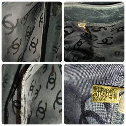 Chanel Wild Stitch Tote Calfskin Black — view 7