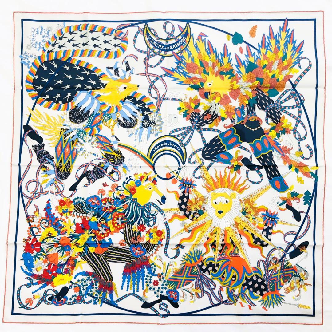 Hermes Carré 90 Seasonal Ritual with Box