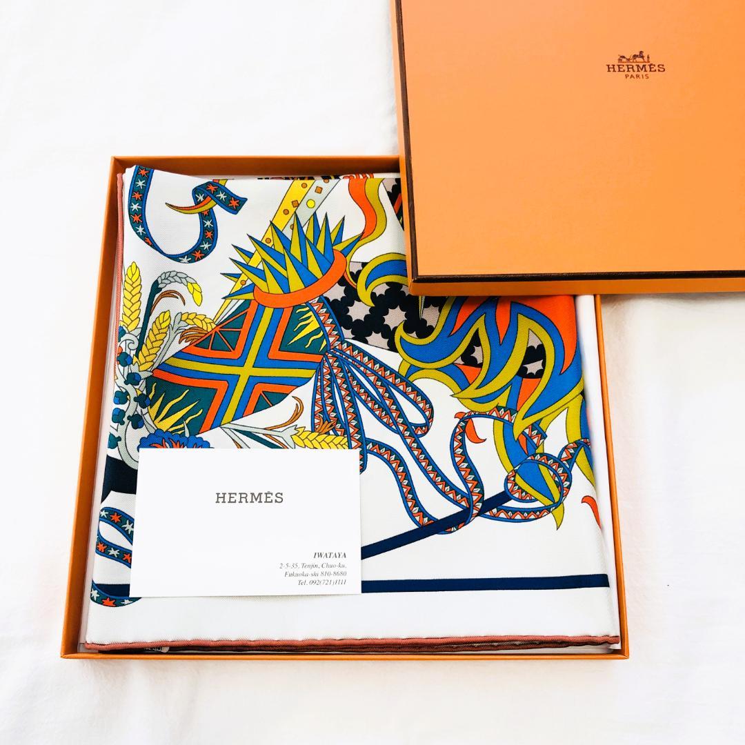 Hermes Carré 90 Seasonal Ritual with Box